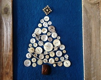 Vintage Button Christmas Tree by RobinsSewingRoom on Etsy