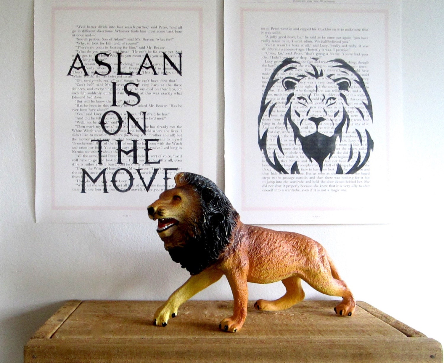 Narnia Prints Aslan is on the Move Double Print Set Print