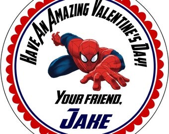 Spiderman valentines | Etsy