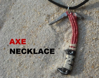 Lara Croft's Axe Necklace / Pendant / Chocker / Tomb Raider 2013 Rise of the Tomb Raider