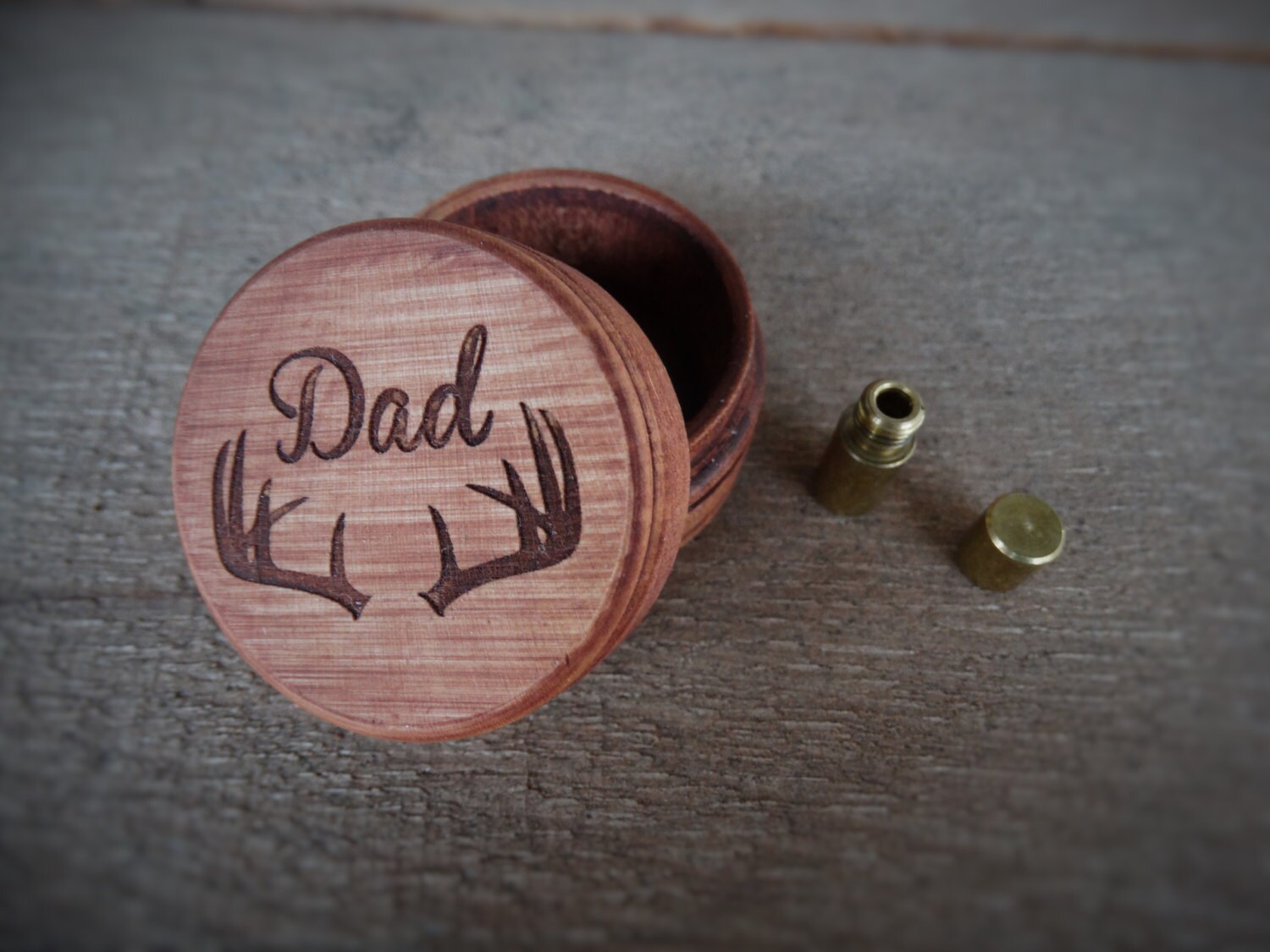 Dad Memorial Urn Keepsake Trinket Box Mens Gift Custom After