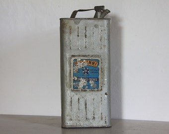 French Vintage Motor Oil Can