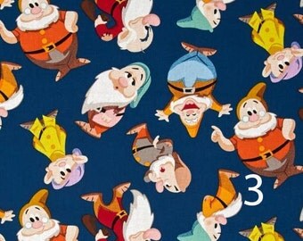 Etsy Made From Disney Snow White And The Seven Dwarfs Fabric Pediatric Ladies Nurses Surgical Scrubs Hats Scrub Caps Pixie Or Bouffant