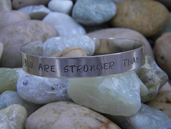 FK CANCER bracelet You are stronger than you know