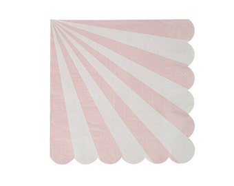 Pink Napkins Large Pink Paper Napkins Pink Circus Party Napkins Meri Meri Pink Party Napkins Baby Shower Napkins Birthday Pink