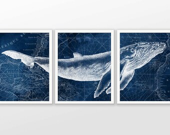 Whale Wall Art whale wall art | etsy Whale Wall Art whale wall art | etsy