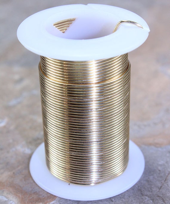Tarnish Resistant Craft Wire Gold Color 18ga 10yd Spool