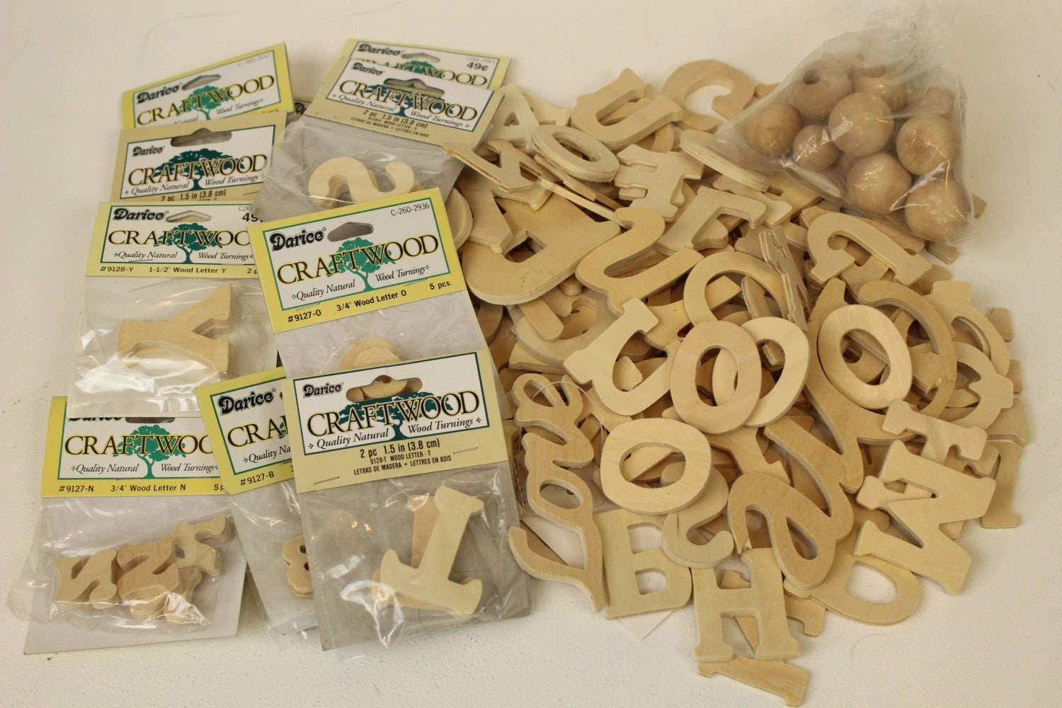 Wood Letters Craft Supplies Darice Craftwood Quality Wood