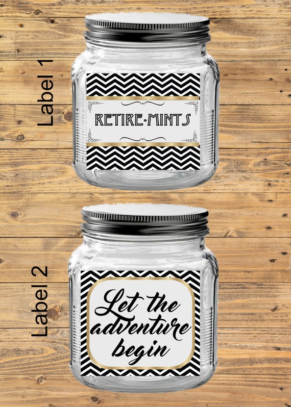 RetireMints / Retirement /Retiring / Printable Label / Etsy