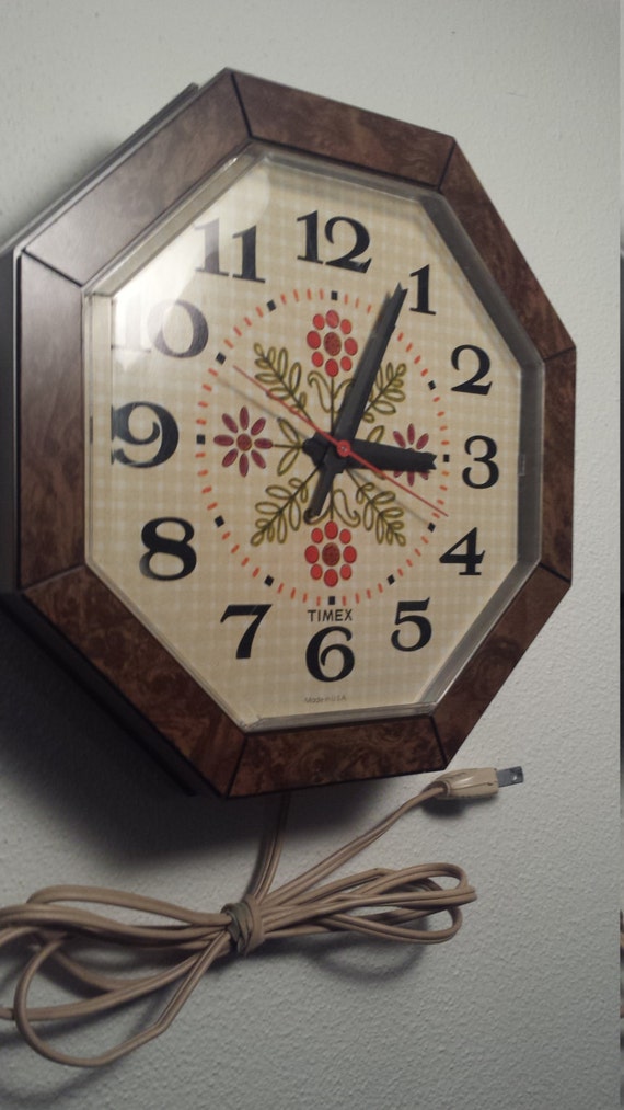 timex wall clock