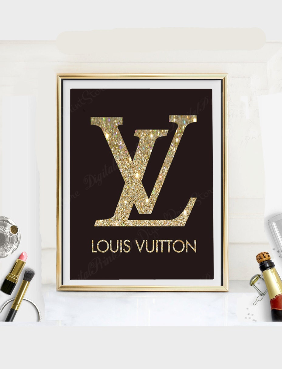 LV Louis Vuitton 8x10 Print Vuitton Logo Girly Print