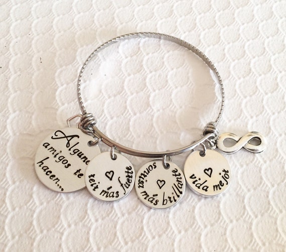 Spanish bracelet Stainless steel bracelet Hand by BuyMeAPresent