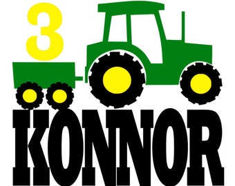 Tractor Birthday Shirt