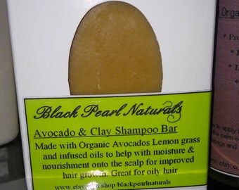 Avocado and Clay Shampoo bar all natural