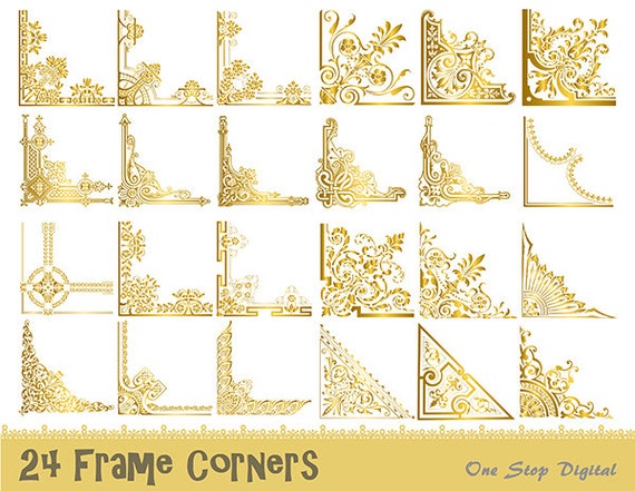 clipart old photo corners - photo #50