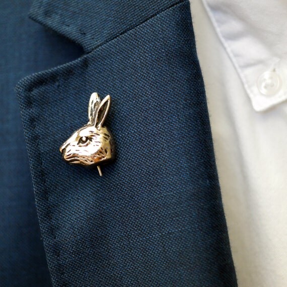 Men's lapel pin Stick pin Rabbit