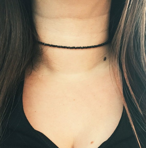 Plain Black Choker