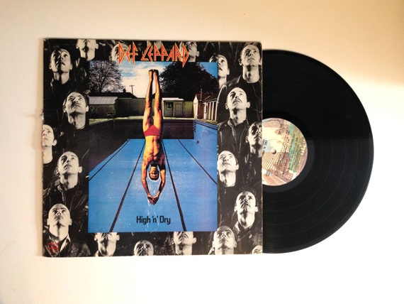 Def Leppard High N Dry LP Album 1981 Lady Strange Another Hit