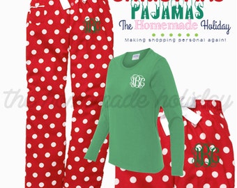 Christmas pajamas | Etsy