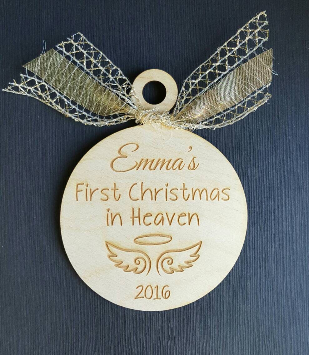 First Christmas In Heaven Ornament 