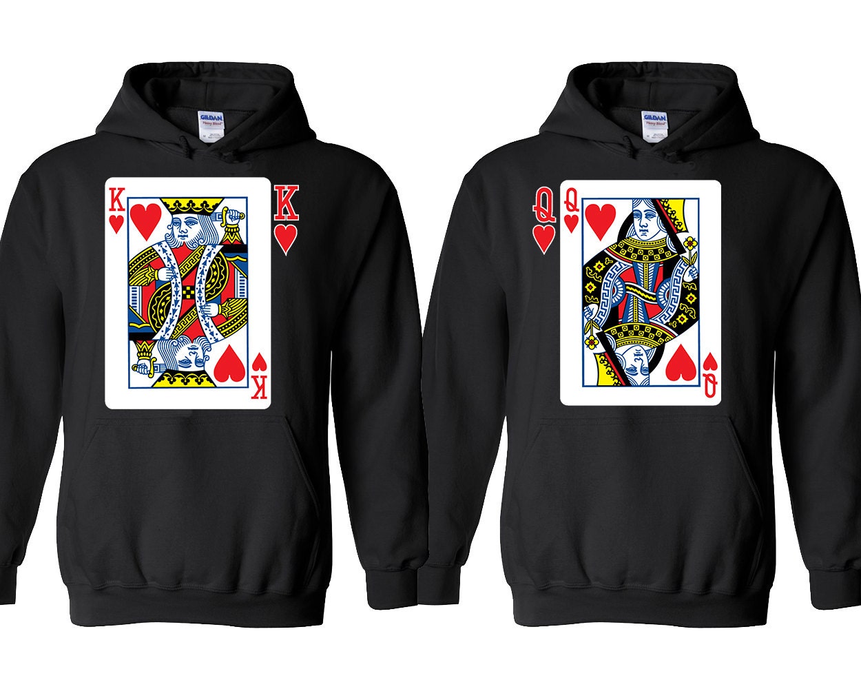 Queen poker sweatshirt