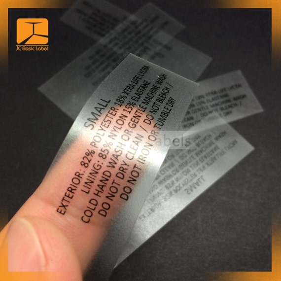 1000 custom plastic label soft PVC label print label
