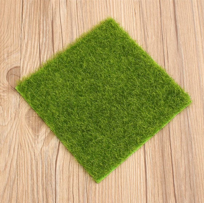 miniature fairy garden Artificial fake Grass miniature plants