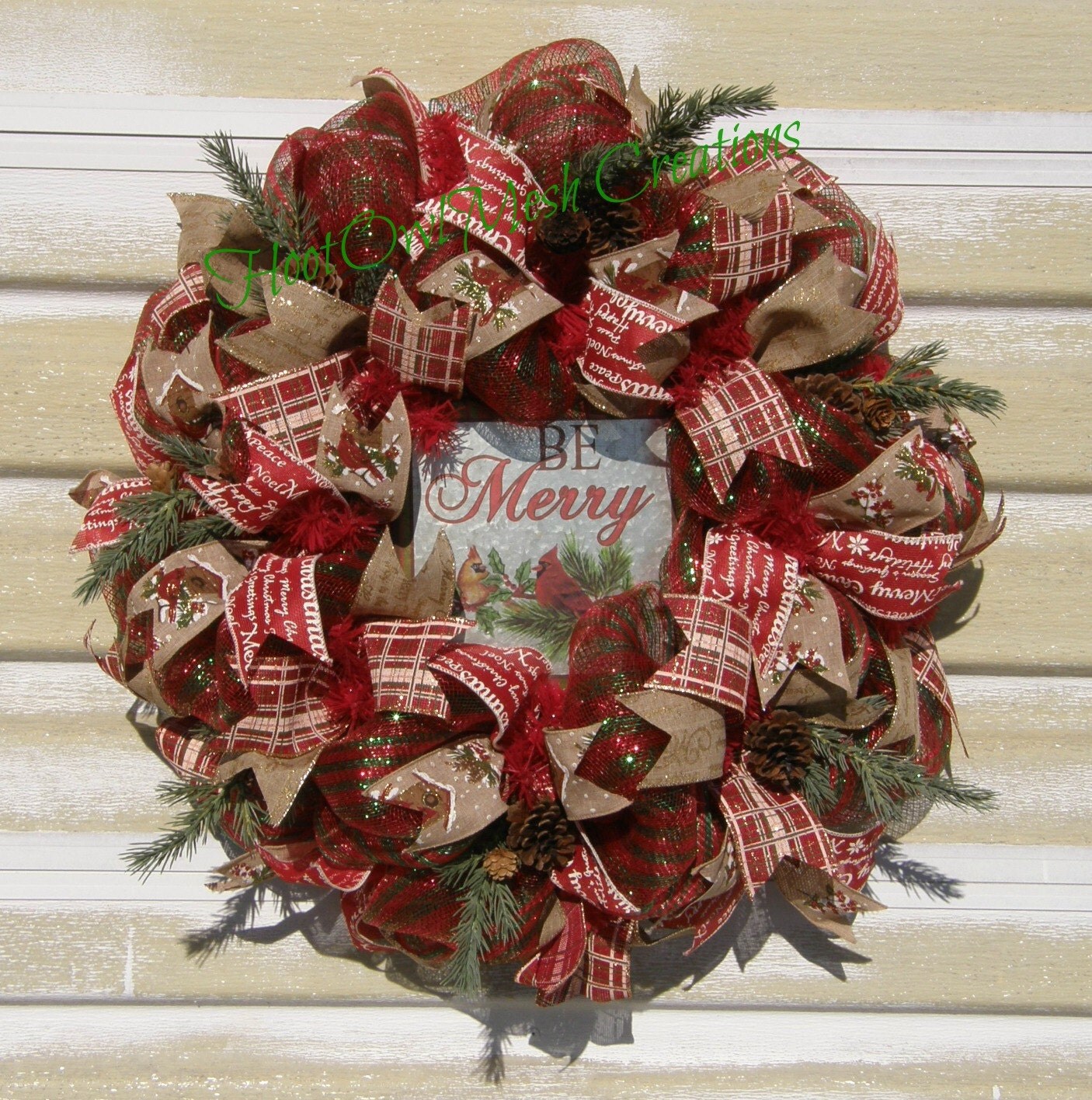 cardinal deco mesh wreath rustic holiday wreath rustic christmas cardinal decorations