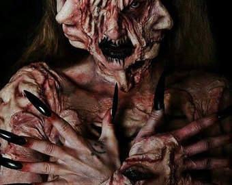Body of Souls, monster latex mask, fancy dress, horror character