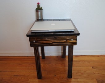 Rustic Side Table, End Table, Night Stand 18x15x you choose height