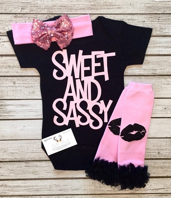 Baby Girl Clothes Sweet and Sassy Baby Girl Bodysuit Sweet