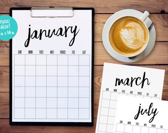 11x14 calendar | Etsy