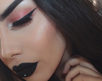 Gothic -Black-Out Matte Black Lipstick