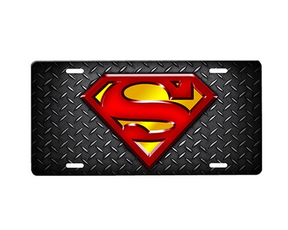 Superman License Plate