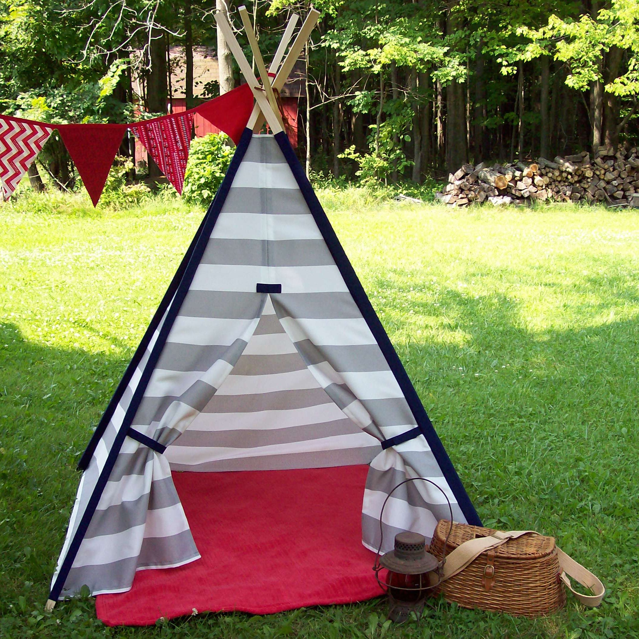 Handmade Teepees Pillow Covers & Bunting by NorthStarTeepees