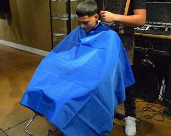 Royal Blue Hair Cutting Cape Hairdresser Barber Gown Stylist Hair Cut