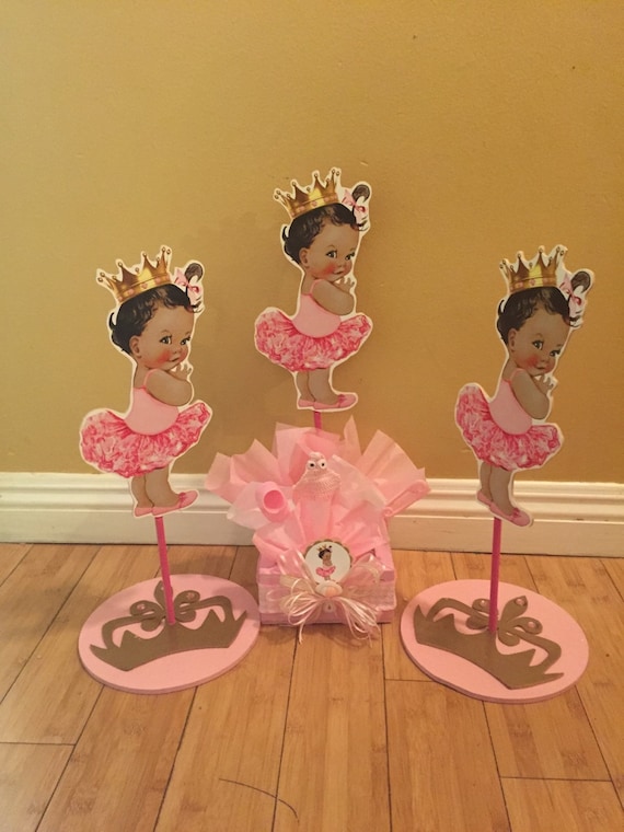 Ballerina baby shower centerpiece Baby Shower Centerpiece