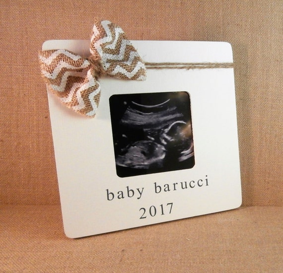 Ultrasound picture frame Pregnancy by EmbellishedForLove on Etsy