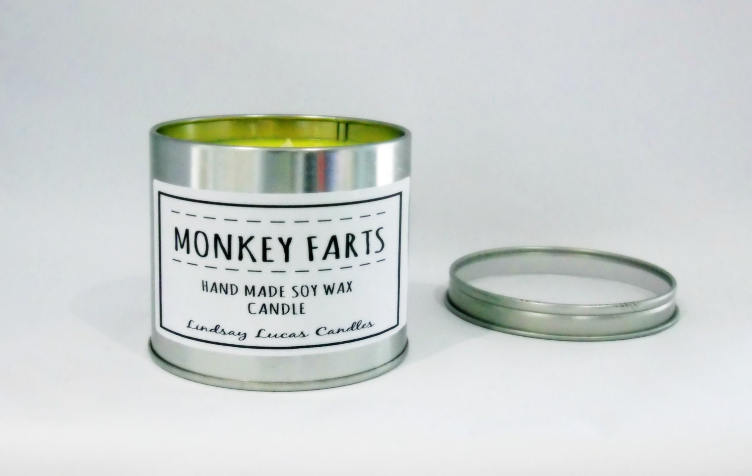 Monkey Farts Candle Monkey Farts Scent Scented Candle Tin