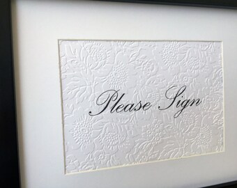 Wedding "Please Sign" Sign, Wedding Guest Book Sign, Guest Book Sign, Wedding Signs