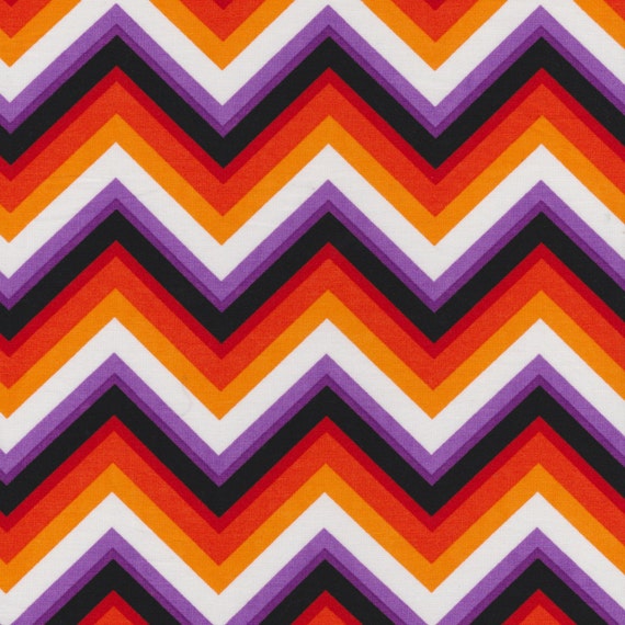 Fabric Charlie Brown on Acid in Chevron Zig Zag Print