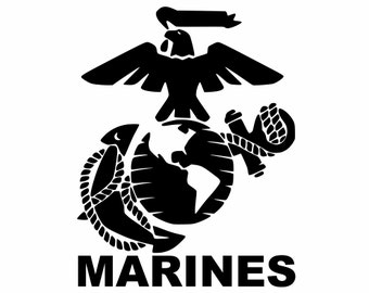 USMC decals Eagle Globe and Anchor decals Semper Fi decals