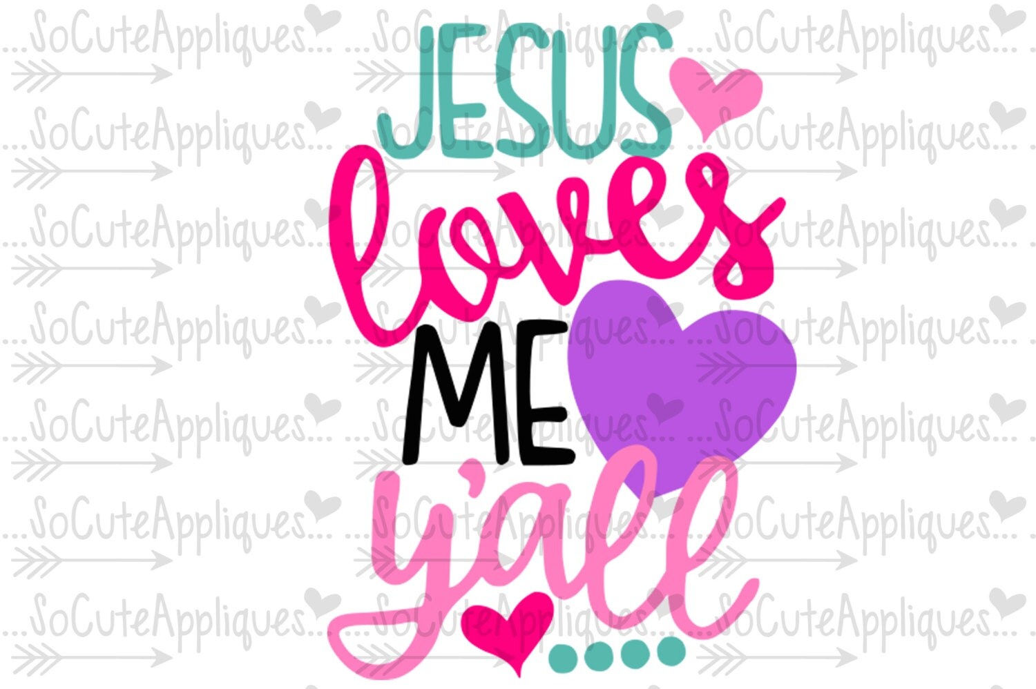 Download SVG DXF EPS Cut file Jesus love me Yall svg by SoCuteAppliques