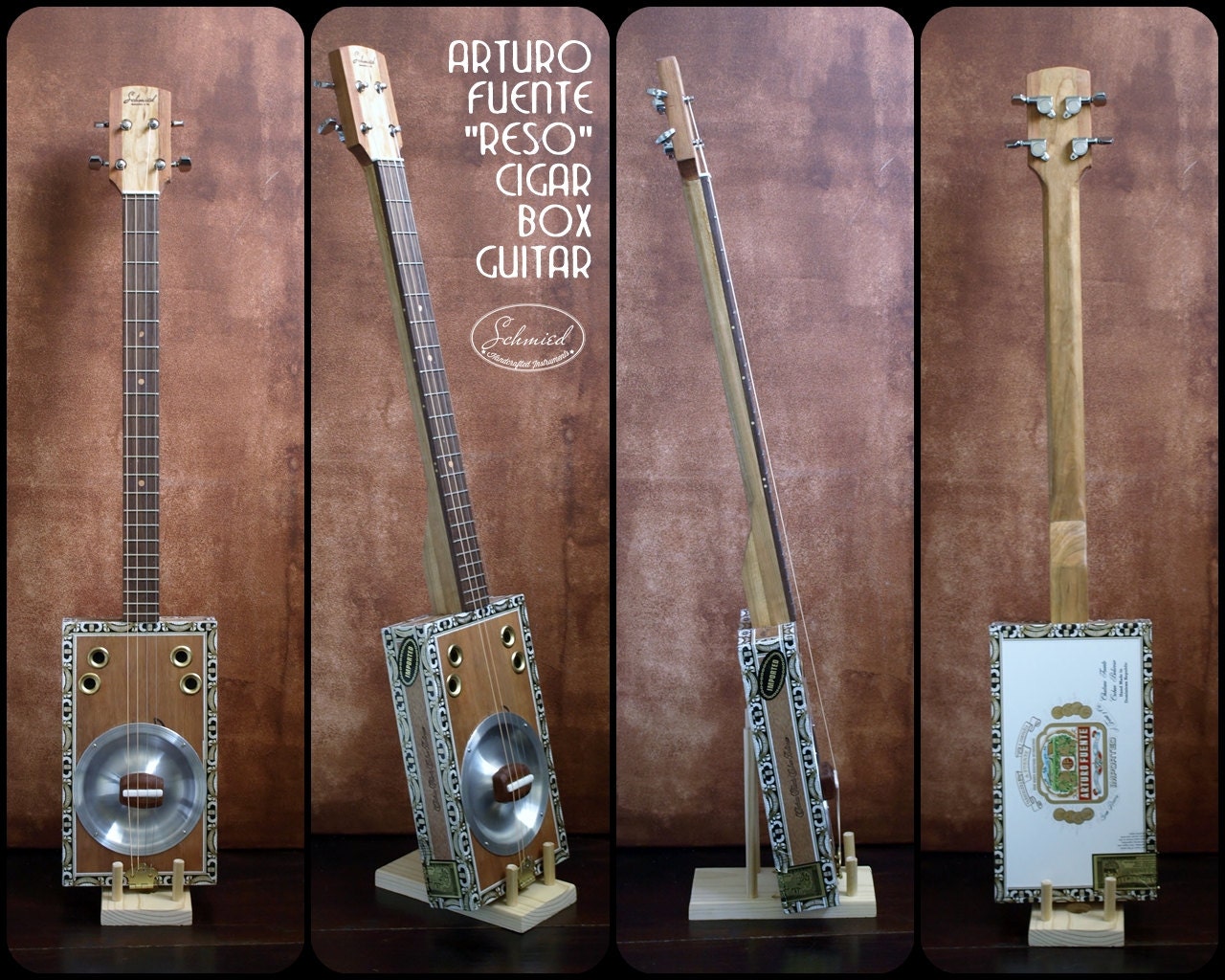 Cigar Box Resonator Guitar Arturo Fuente Box