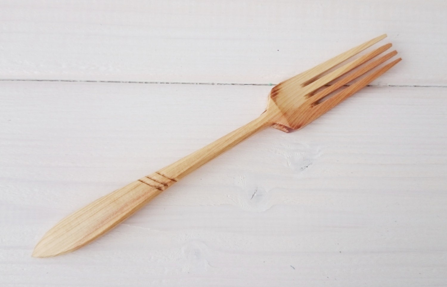 Small Wood Fork Wooden Fork Eco-friendly Utensil Wooden