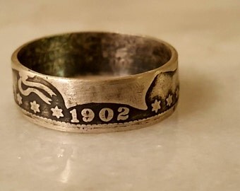 Silver Coin Ring 