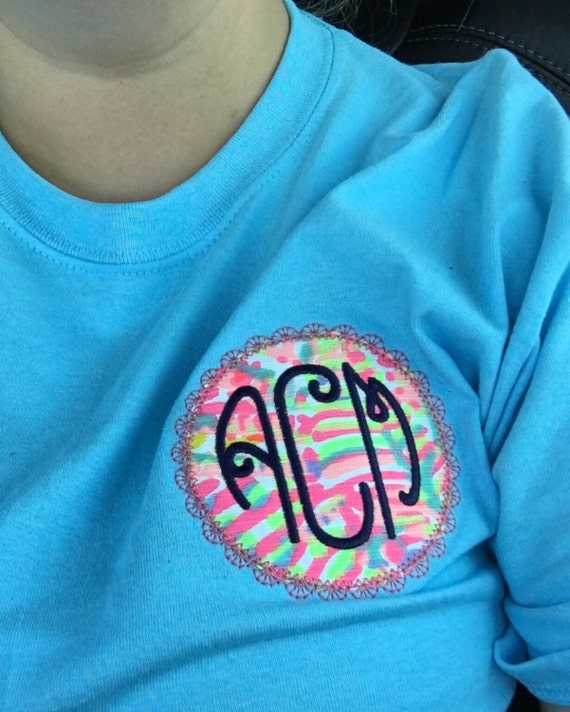 lilly pulitzer monogram shirt