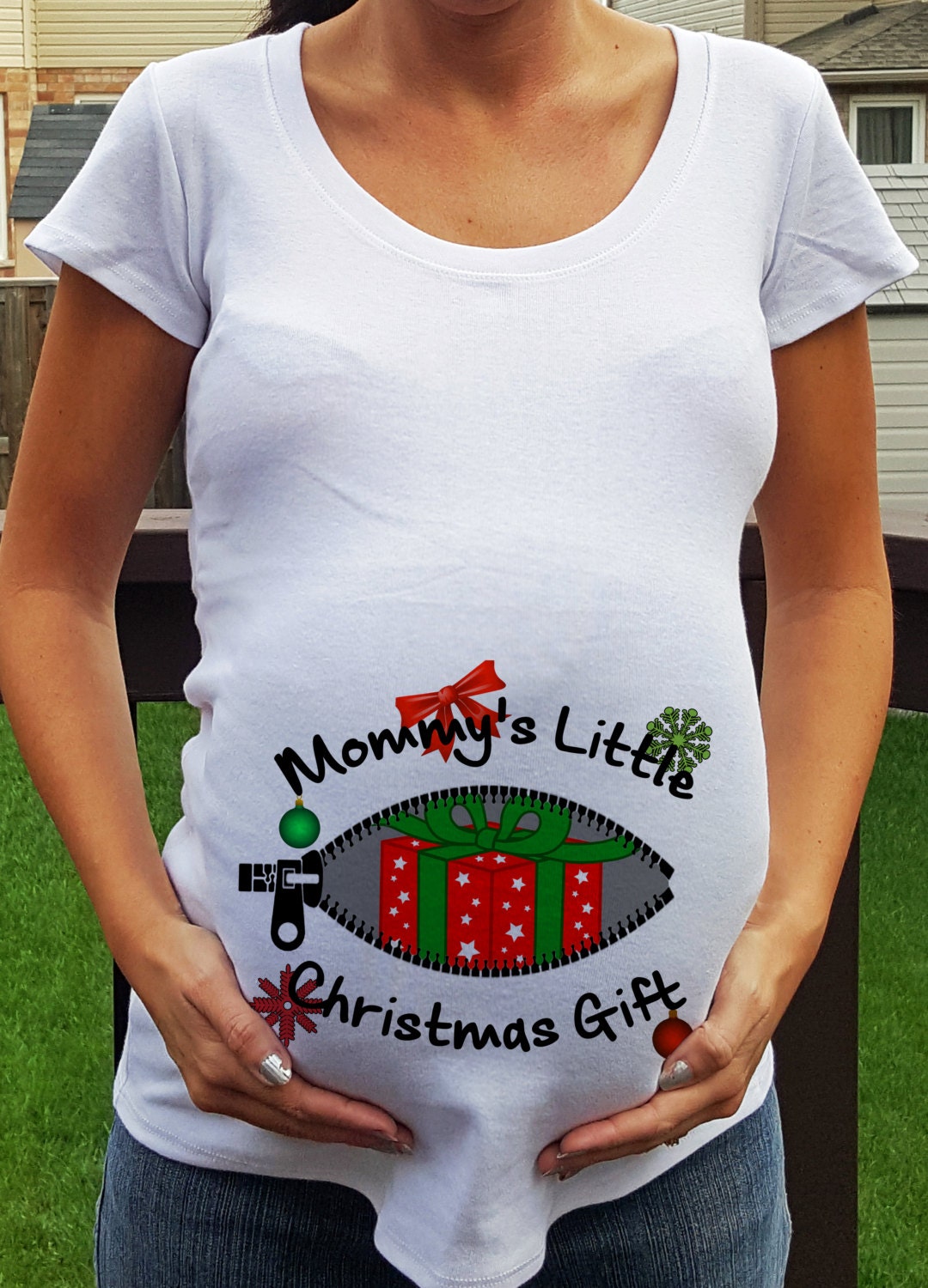 Maternity Christmas Shirt 