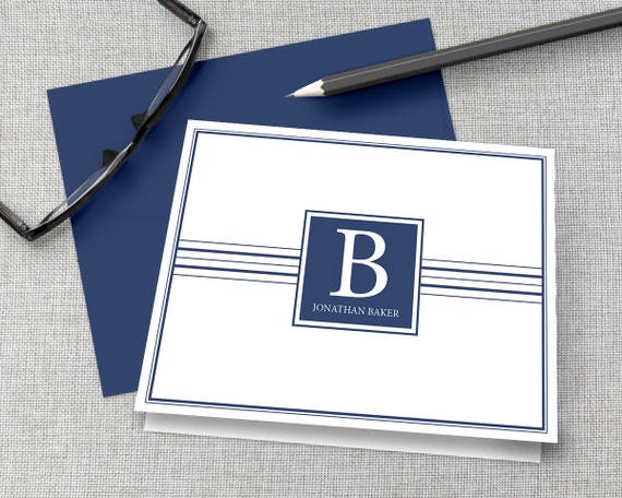 Men's Personalized Stationery / Men's Personalized