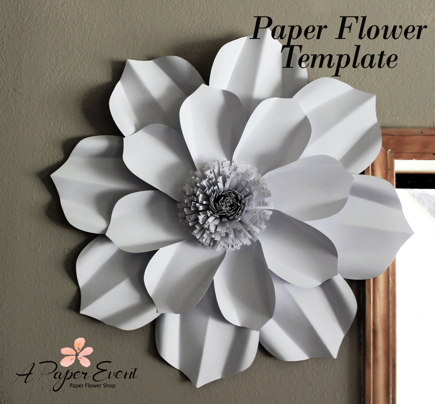 Paper Flower Template DIY Paper Flower DIY Backdrop Paper
